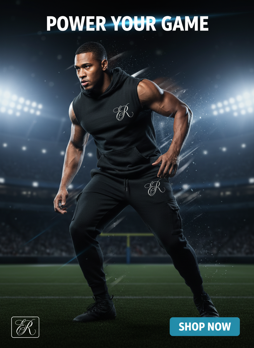 Mens sleeveless hoodie set